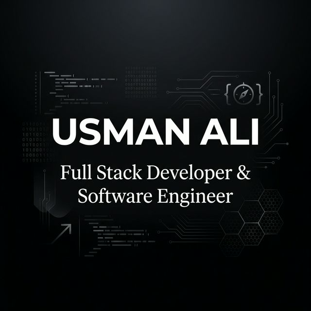 Usman Ali Computer Usman Ali | Full Stack Developer — React, Next.js, Shopify Expert